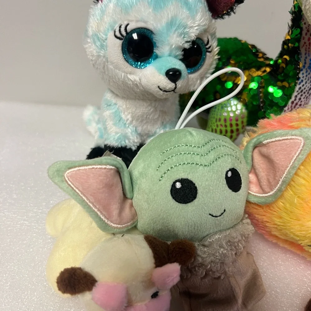 Small Plush Bundle Baby Yoda Hallmark TY Dinosaur